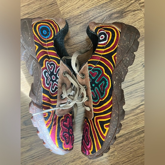 Authentic Mabacol Native Aztec colorful vibrant maximalist vegan organic 38/39 - Picture 5 of 10